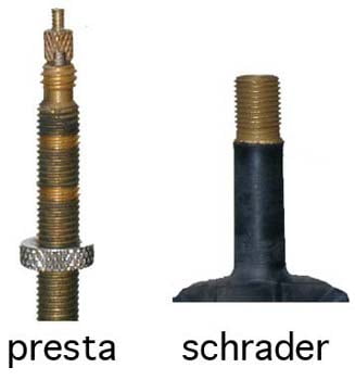 valve presta valve schrader